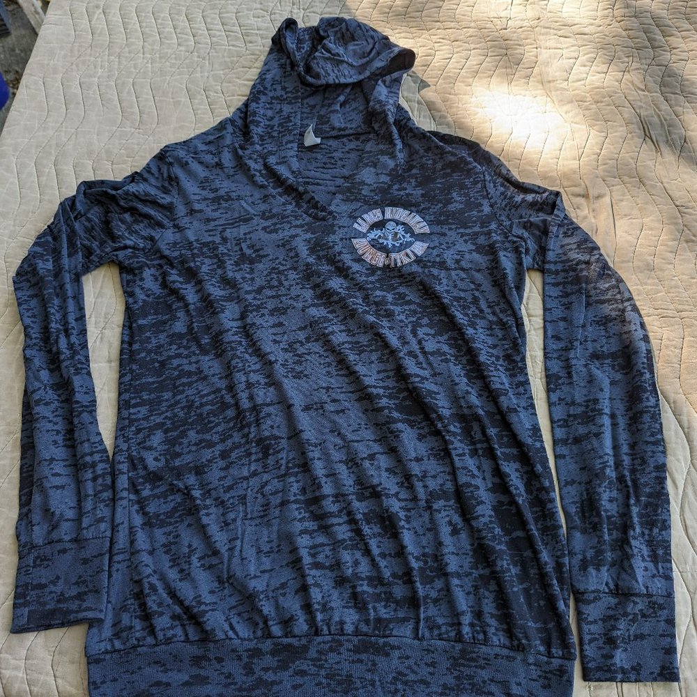 Womens Long Sleeve Hoodie Shirt Size Large